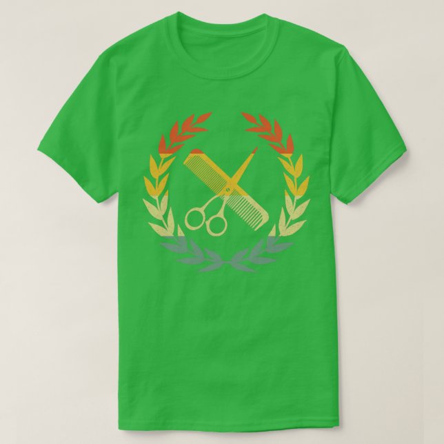 Camiseta Hairdresser Vintage Retro (Diseño del anverso)