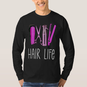 Camiseta Hairstylist Hair Salon Job Scissors Shears Life S