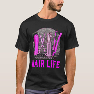 Camiseta Hairstylist Hair Salon Job Scissors Shears Life S
