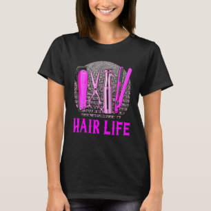 Camiseta Hairstylist Hair Salon Job Scissors Shears Life S