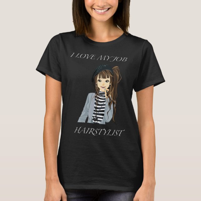 Camiseta Hairstylist & Nail Beautician (Anverso)
