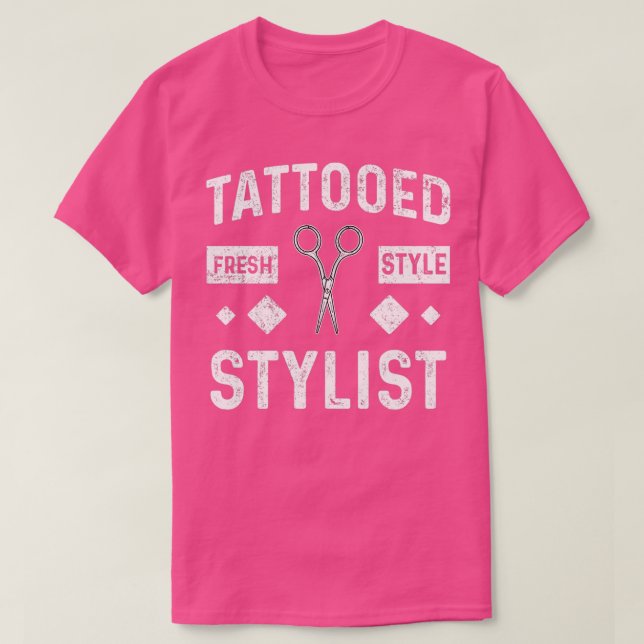 Camiseta Hairstylista 2 (Diseño del anverso)