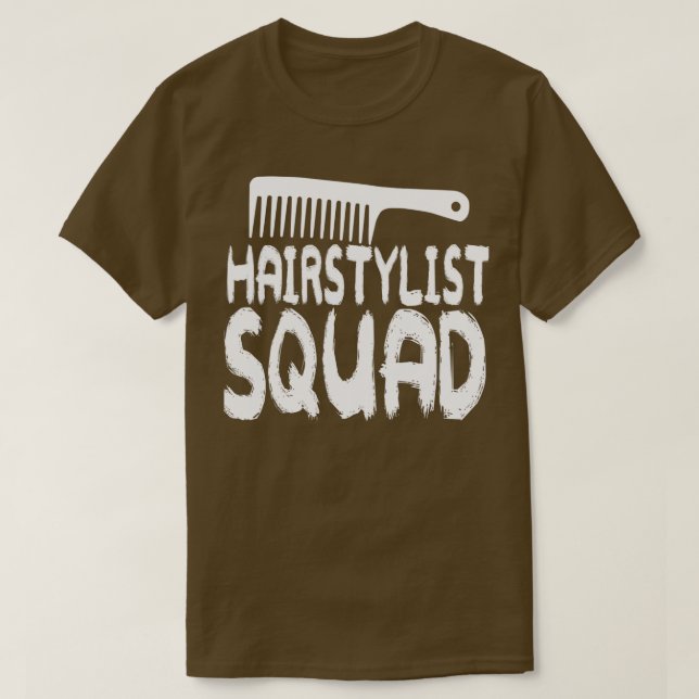 Camiseta Hairstylista Squad (Diseño del anverso)