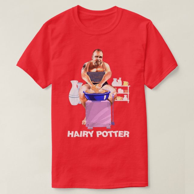 Camiseta Hairy Potter 4 (Diseño del anverso)