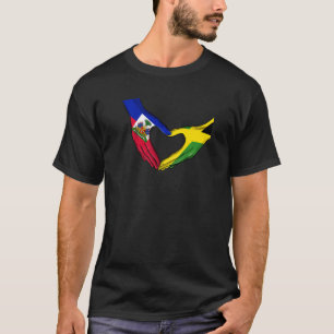 Camiseta Haití América haitiana Jamaica Bandera caribeña me