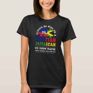 Camiseta Haití América haitiana Jamaica Mezcla de mezclas c