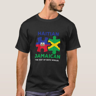 Camiseta Haití América haitiana Jamaica Mezcla de mezclas c