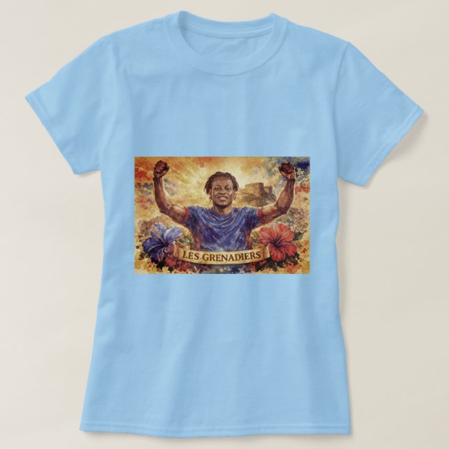 Camiseta Haiti Back in the World Cup (Diseño del anverso)