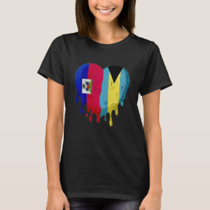 Camiseta Haití Bahamas Bandera Corazón Ciudadano Crece Patr