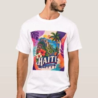 Camiseta Haiti Buenas Vibraciones Tiene una Direcc