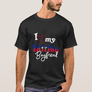 Camiseta Haití Coincidiendo Me Encanta Mi Novio Haitiano Or