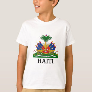 Camiseta HAITÍ - emblema/escudo de armas/bandera/símbolo