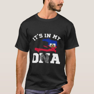 Camiseta Haití En Mi Adn Orgullo Haitiano Bandera Haitiana