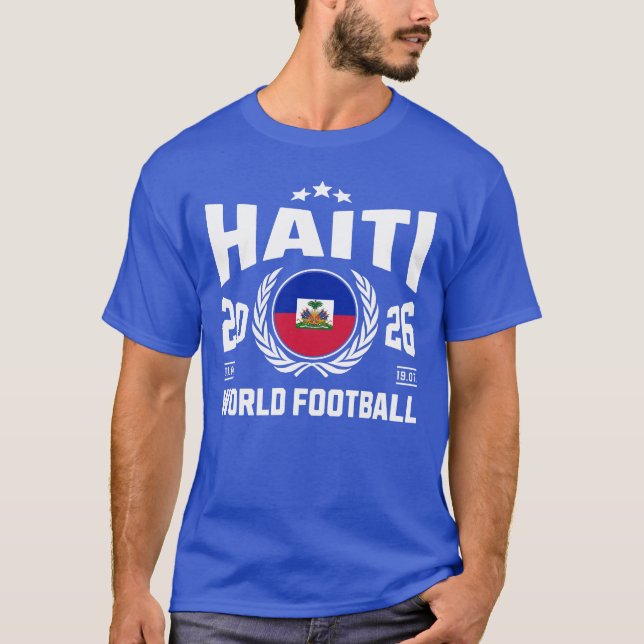 Camiseta Haití Fútbol 2026 (Anverso)