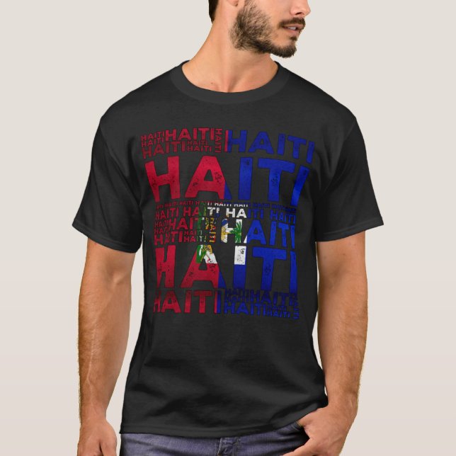 Camiseta Haiti Haitian Flag Day Proud Strong Ayiti Pride (Anverso)