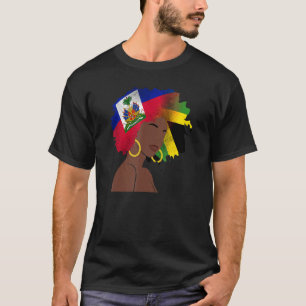 Camiseta Haití Haitiano América Jamaica Caribe Mujer Niña