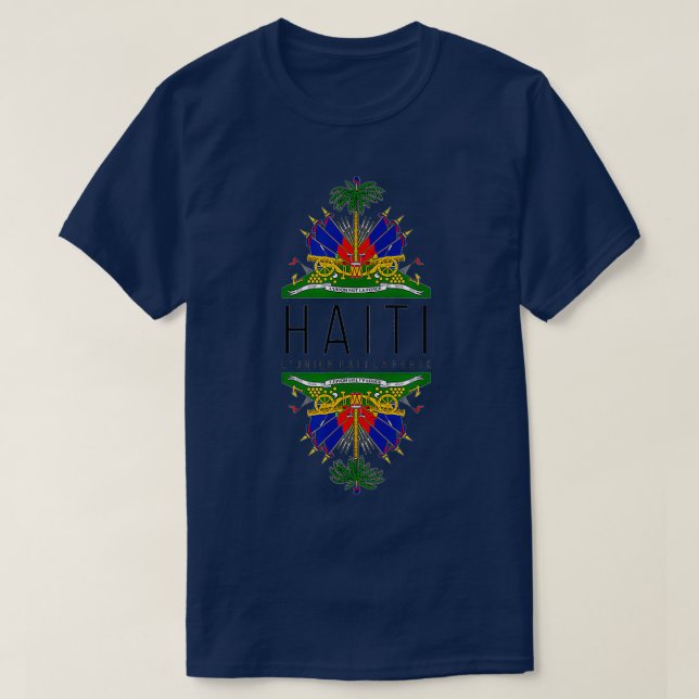 Camiseta Haiti L'union Fait la Force  (Diseño del anverso)