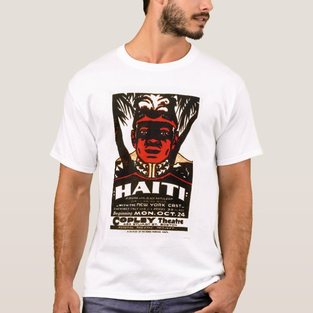 Camiseta Haití Napoleon negro WPA 1938 (Anverso)