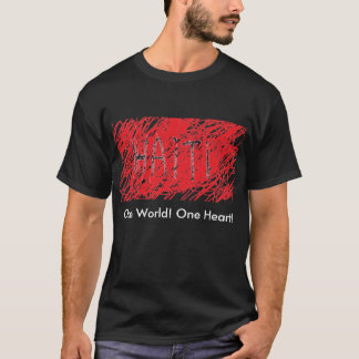 Camiseta ¡Haití, un mundo! ¡Un corazón!
