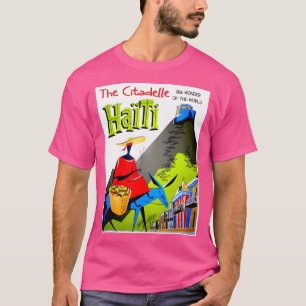 Camiseta Haití Vintage The Citadelle Travel Advertising Pr