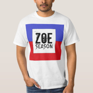 Camiseta haitiana de la estación de Zoe de la