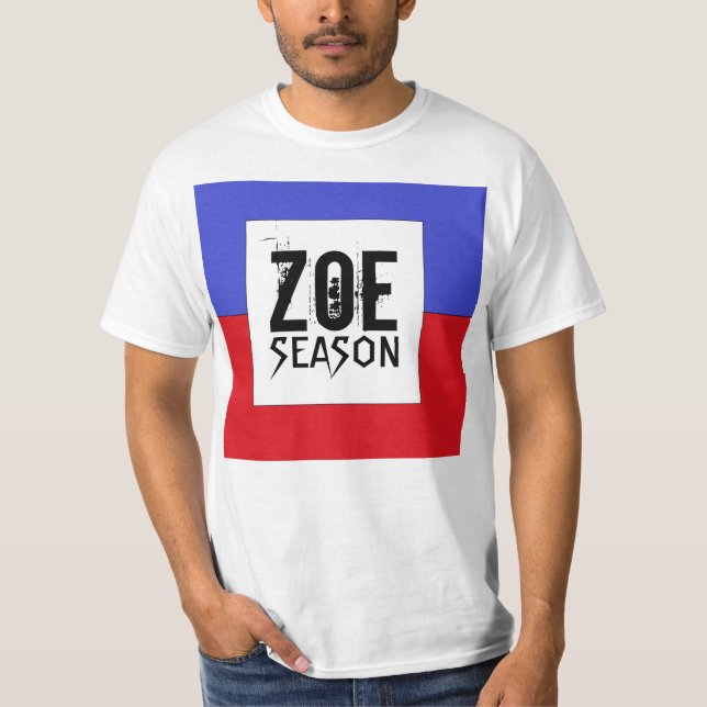 Camiseta haitiana de la estación de Zoe de la (Anverso)