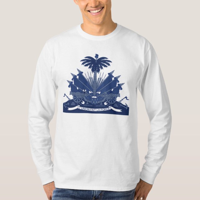 Camiseta Haitiano - escudo de armas Sweatshirt (Anverso)