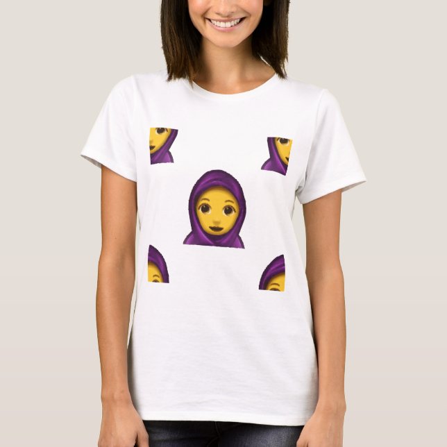 Camiseta hajib de emoji (Anverso)