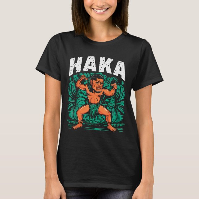 Camiseta Haka Dance Funny Maori Dance Culture Outfit  (Anverso)