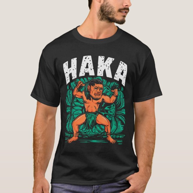 Camiseta Haka Dance Funny Maori Dance Culture Outfit  (Anverso)