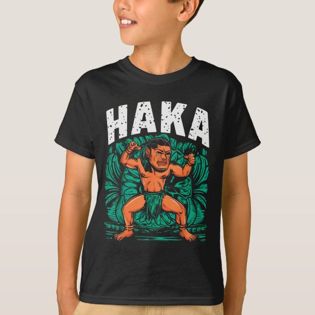 Camiseta Haka Dance Funny Maori Dance Culture Outfit  (Anverso)