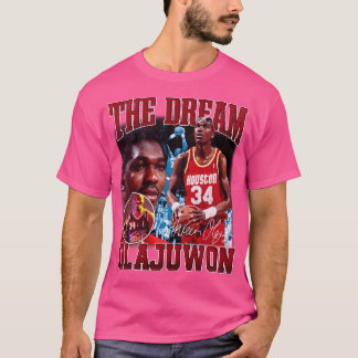 Camiseta Hakeem Olajuwon La Dream Leyenda De Baloncesto Sig