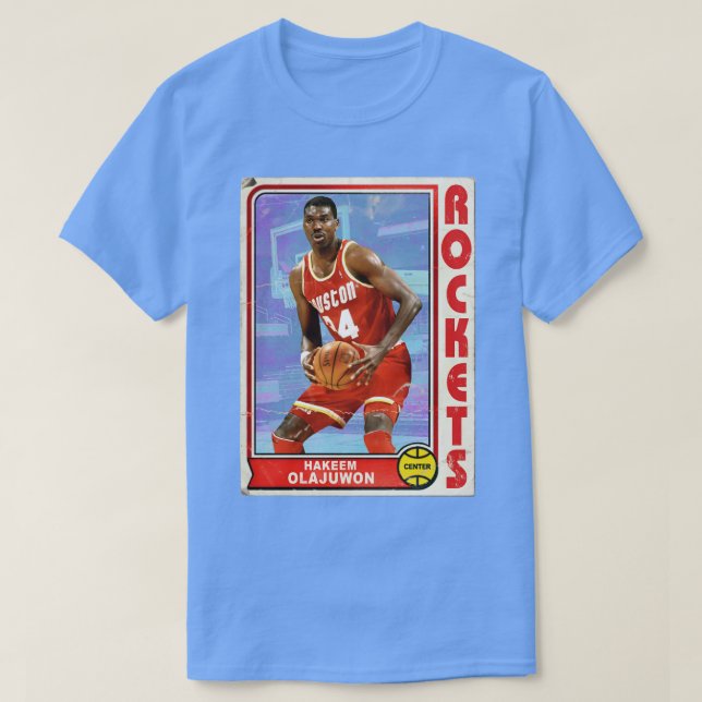 Camiseta Hakeem Olajuwon Retro Style 90 Trading d (Diseño del anverso)