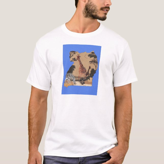 Camiseta Hakuna Matata Animales Africanos: Tierras del Orgu (Anverso)