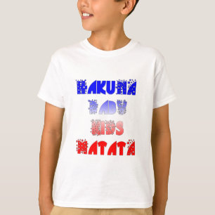 Camiseta Hakuna Matata Baby & Kids: Diseño de Colores Franc