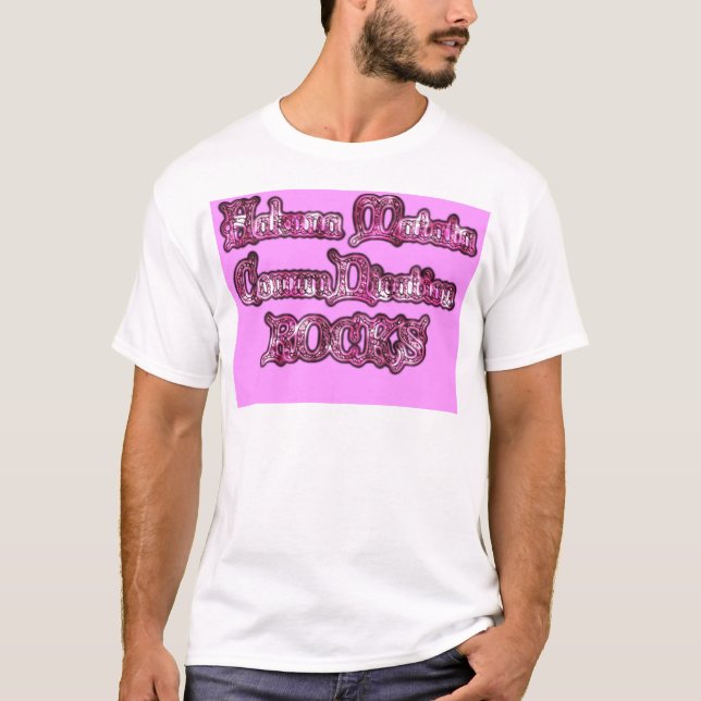 Camiseta Hakuna Matata Comunicación ROCKS Arte Imprimir (Anverso)