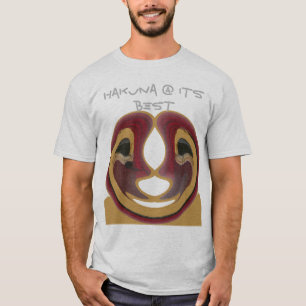 Camiseta Hakuna Matata en su mejor plantilla básica de cami