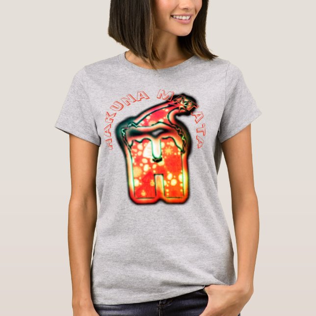 Camiseta Hakuna Matata Feliz Navidad Hoho Santa (Anverso)