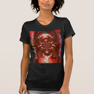Camiseta Hakuna Matata Halloween Mask Kaleidoscope Resumen