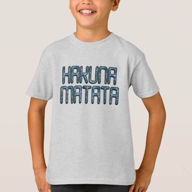 Camiseta Hakuna Matata Impresión de Arte en 3D (Anverso)