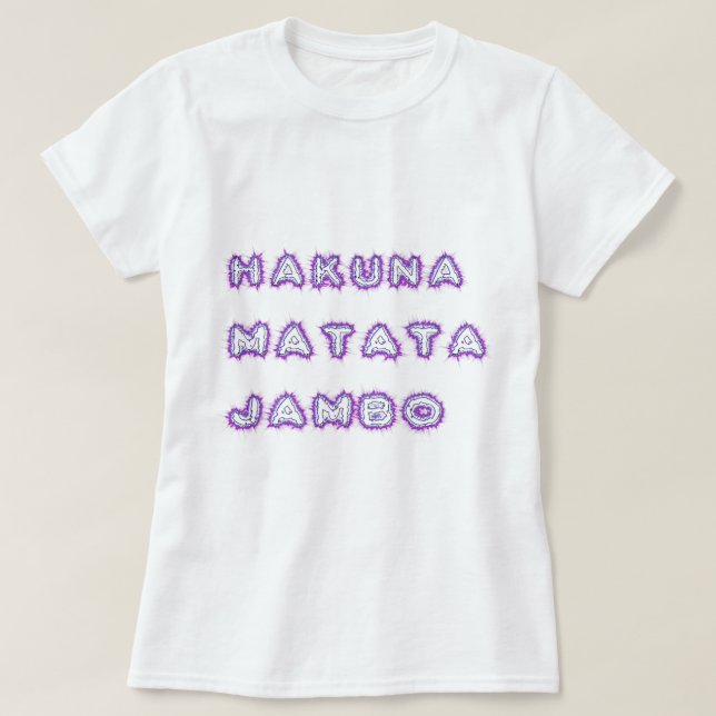 CAMISETA HAKUNA MATATA JAMBO (Diseño del anverso)