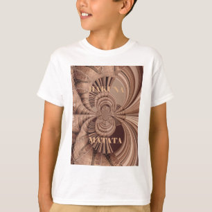 Camiseta Hakuna Matata Kenya Giraffe Safari tejida Sourveni