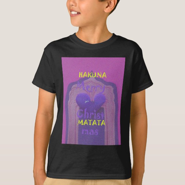 Camiseta Hakuna Matata Merry Christmas Love Design.jpg (Anverso)