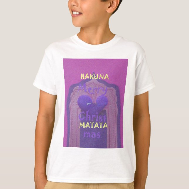 Camiseta Hakuna Matata Merry Christmas Love Design.jpg (Anverso)