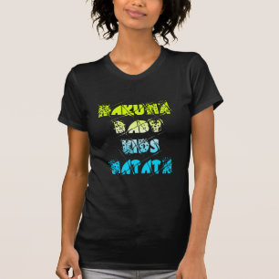 Camiseta Hakuna Matata Niños Bebés Niños Colores felices Fo
