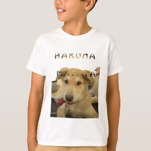 Camiseta "Hakuna Matata Pup" - Amor a los cachorros sin pre
