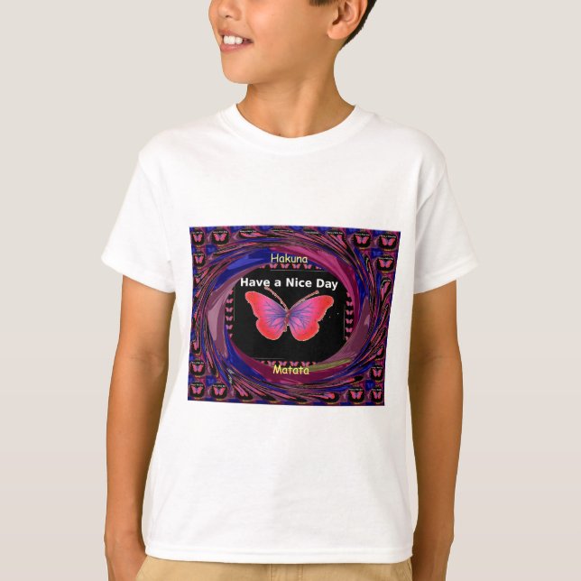 Camiseta Hakuna Matata tiene un buen día.png (Anverso)