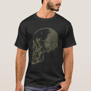 Camiseta Hal de esqueleto anatómico de cráneo de Guay Vinta