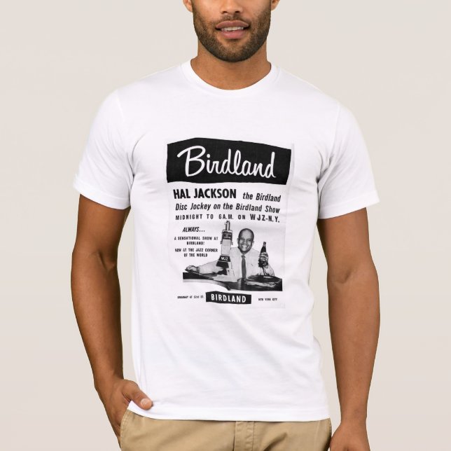 Camiseta Hal Jackson en Birdland B'way a la 52ª (qué) (Anverso)