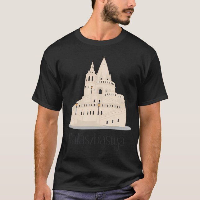 Camiseta Halász-bástya Bastión de los Pescadores Budapest (Anverso)